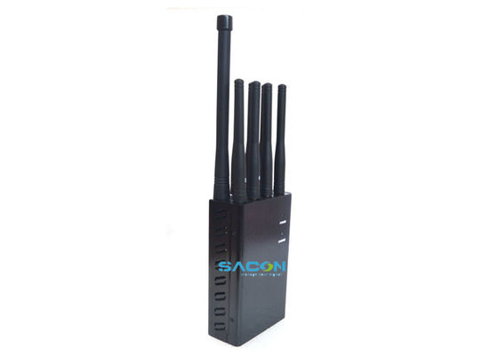 8 Antennas Portable Signal Jammer with 90 Minute Work Time and 4600mAh Battery for Mobile Phone Blocking