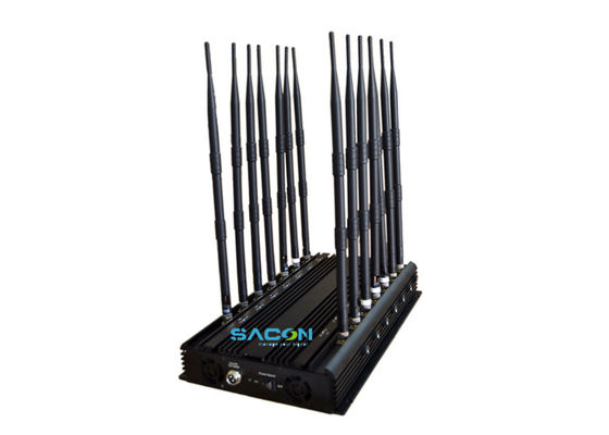 14 Bands 35W High Power Mobile Phone Signal Jammer with 24 Hours Work Time for Schools and Offices