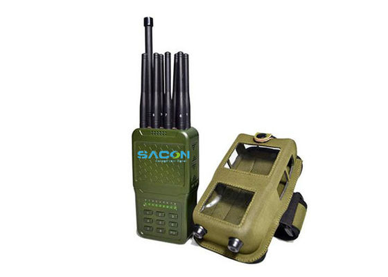Handheld Signal Jammer with 20m Jamming Range 4700mAh Battery and Multi-Frequency Control