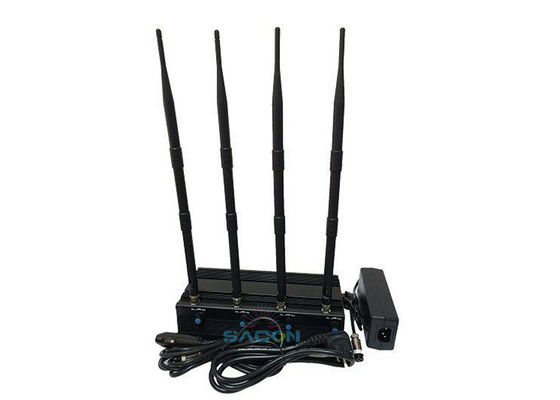 4w Desktop Wifi Signal Jammer With 5.2G 5.8G Frequency And Up To 30m Range