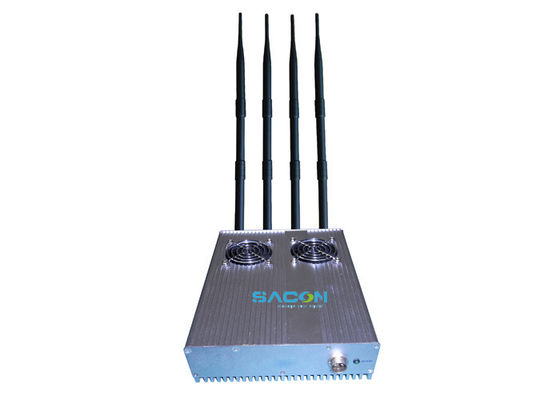 20W Output Power 4 Bands WiFi Signal Jammer with 50m Jamming Range