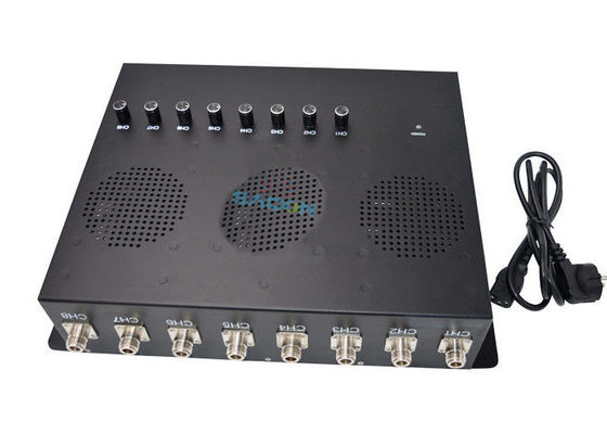 80W Output Power 8 Bands Vehicle Mounted Signal Jammer with 80m Range for Prison Security