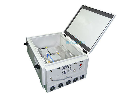350W High Power VHF UHF Vehicle Mounted Jammer with 6 Bands Coverage and 1000m Jamming Range