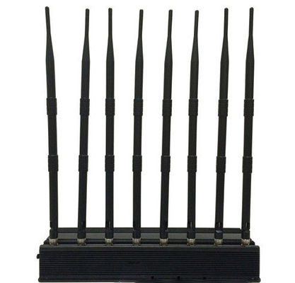 20W Desktop GPS Jammer with 40m Jamming Range and Cooling Fans for Car and Cell Phone Signal Blocking