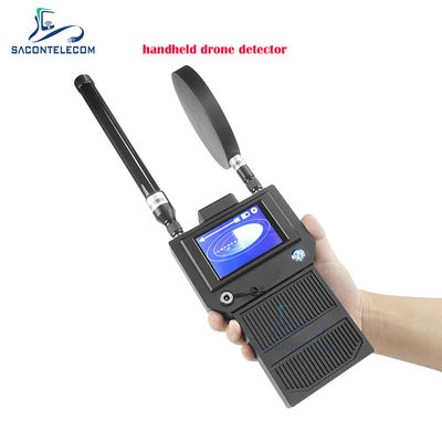 400-6000MHz Handheld Drone Detector with 2km Range and 360° Coverage for UAV and FPV Drones