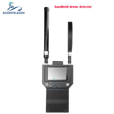 400-6000MHz Handheld Drone Detector with 2km Range and 360° Coverage for UAV and FPV Drones