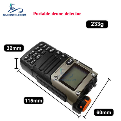 Portable Wireless Drone Signal Detector 700-6Ghz Handheld UAV Anti Drone Detector