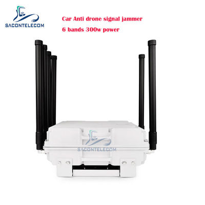 300W High Power 6 Channels Vehicle Mounted Anti-Drone Jammer for Car Use