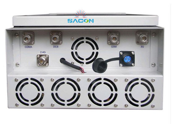 800W High Power 8 Channels Waterproof Signal Jammer Cell Phone Jammer for Prisons