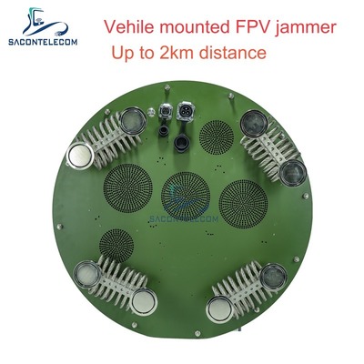 400-6Ghz 400 Watts Omni 360° Vehicle Mounted Drone Signal Jammer UAV Jammer