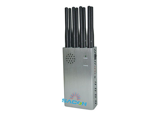 8W High Power GPS Jammer and Cell Phone Blocker with 8 Bands and 30m Range