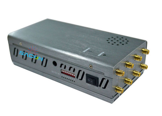 8W High Power GPS Jammer and Cell Phone Blocker with 8 Bands and 30m Range