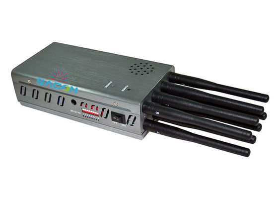 8W High Power GPS Jammer and Cell Phone Blocker with 8 Bands and 30m Range