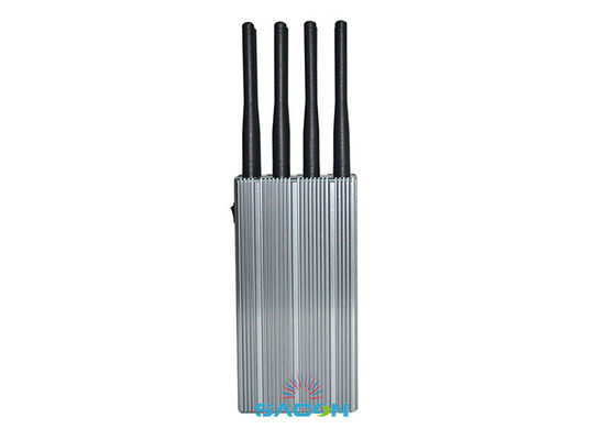 8 Watt Handheld Signal Jammer with 30m Range and 8 Antennas for Mobile Phone Blocking