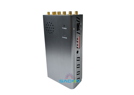 10W High Power Handheld Cell Phone Signal Jammer with 10 Antennas and 30m Jamming Range