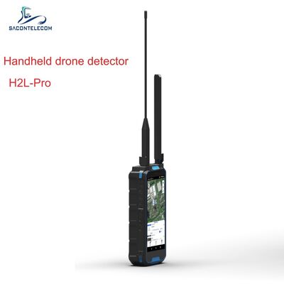 Handheld Drone Detector with 100-6000MHz Frequency Range and 3km Detection Distance for FPV Detection