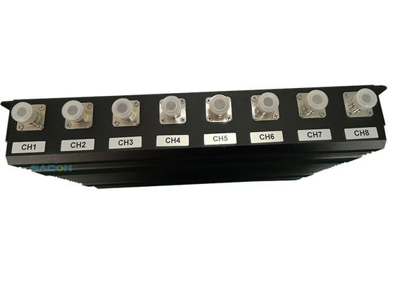 160W High Power 8 Channels Mobile Phone Signal Jammer with 80m Jamming Range for 2G 3G 4G WiFi GPS Signals