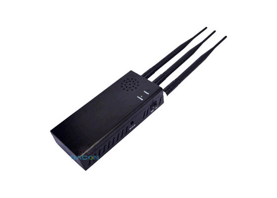 10W 3 Channels Remote Control Signal Jammer with 100m Range for Car and Security Use