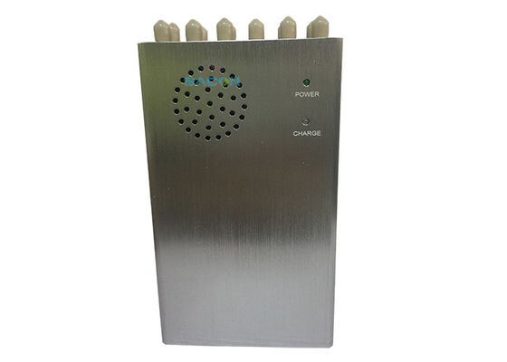 12 Channels Portable Signal Jammer with 8.4W Output Power and 20m Shielding Radius for 2G 3G 4G GPS L1 L2 L5