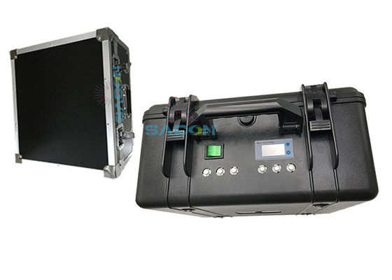 60W GPS Mobile Phone Signal Jammer with 6 Antennas and 2 Hours Built-in Battery Working Time