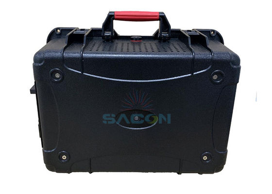 1200m Range Drone Signal Jammer with Built-In Battery and 24W Output Power for UAV Blocking