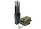 10 Channels Mobile Phone Signal Jammer 10 Watt 30m Radius With Leather Case