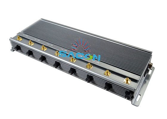 40W Output Power 5G Signal Jammer with 80m Jamming Radius and 3 Cooling Fans