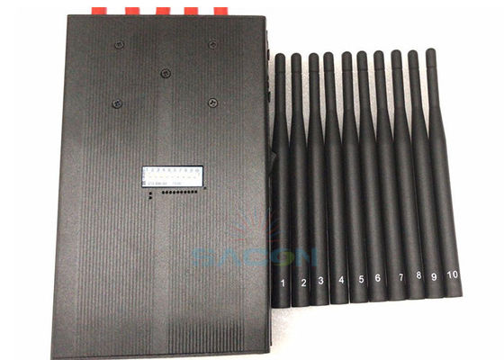 Handheld 5G Signal Jammer Blocker with 10 Antennas 15m Range and 8000mAh Battery