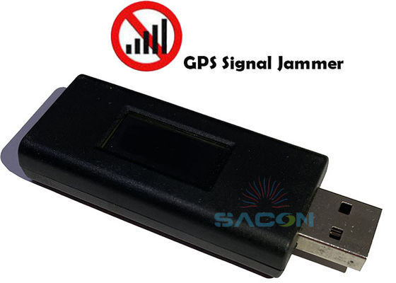 USB Disk GPS Jammer with LED Display and 15m Range Compact Size Signal Blocker