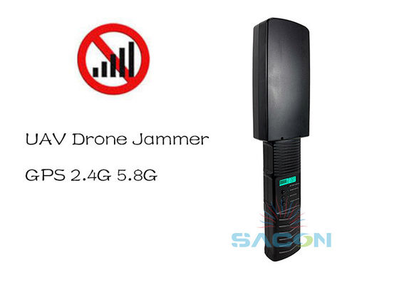 Light Weight 1.5kg Handheld Drone Signal Jammer with 500m Range and 20W Output Power for UAV Jamming