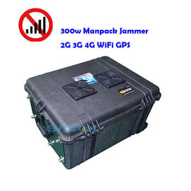 300w Backpack Jammer Prison Military Using Bomb Blcok 2G 3G 4G 5G WiFi Up To 500m