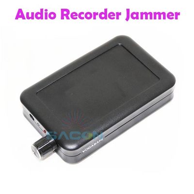 Plastic 85dB Acoustic Interference Audio Recorder Signal Jammer with 2m Shielding Distance