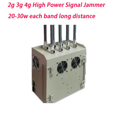240W High Power Prison Cell Phone Jammer with 8 Channels and 100m Range for Secure Facilities