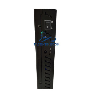 Portable Signal Jammer with 8000mAh Battery 3 Bands 315MHz 433MHz 868MHz and 100m Range