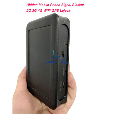 Hidden 8 Antennas Pocket Mobile Phone Signal Jammer with 2-5m Jamming Radius and 3000mAh Battery