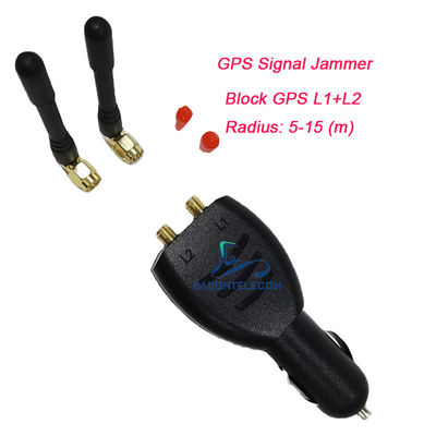 Portable GPS Signal Jammer with 15m Range for L1 L2 Frequencies