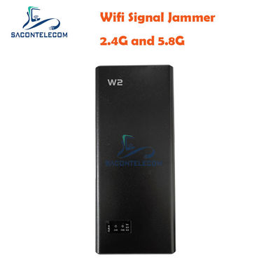 5200mAH 3W Handheld WiFi Signal Blocker with 2.4G 5.2G 5.8G Frequency Blocking and Car Power Adapter
