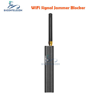 1200mAh Battery 10m Jamming Radius 2 Antennas GPS Signal Jammer WiFi GPS Blocker Portable Signal Jamming Device