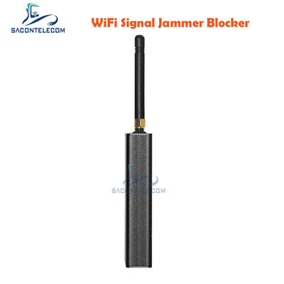 1200mAh Battery 10m Jamming Radius 2 Antennas GPS Signal Jammer WiFi GPS Blocker Portable Signal Jamming Device