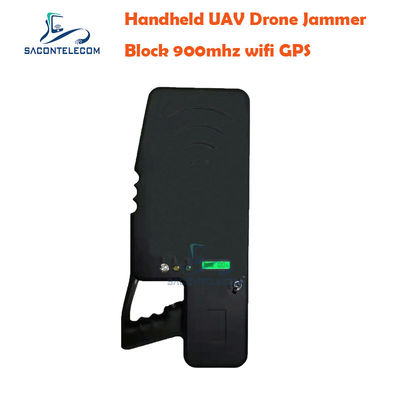 Handheld UAV Drone Signal Jammer with 1.2km Jamming Radius 40W Power and Built-in High Gain Antenna