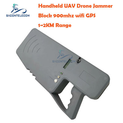 1200m Range 40W Power Manual Control UAV Drone Jammer Handheld Signal Jammer