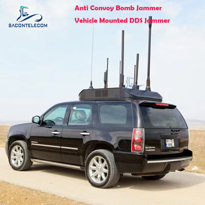 DDS Vehicle Convoy Bomb Jammer with 1000W Output Power 20-3GHz Full Band and 1km Jamming Range