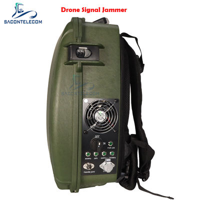 200W High Power Backpack Drone Signal Jammer with 1500m Distance and Wide Frequency Coverage