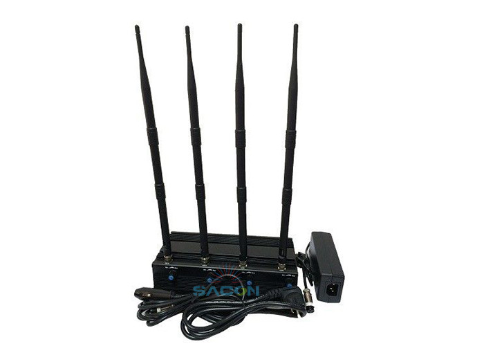 4w Desktop Wifi Signal Jammer , Wifi Disruptor Jammer With Adjustable