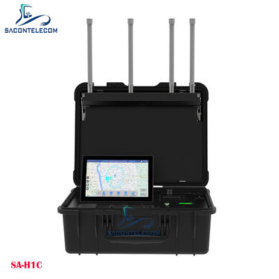 Portable Suitcase UAV Drone Detector with 10km Detection Range and Multi-Frequency Capability