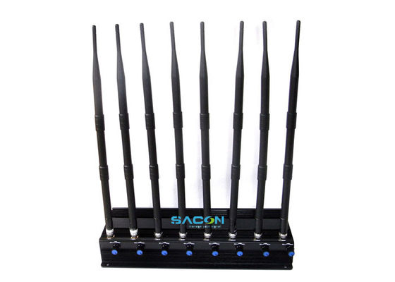 18W Power Mobile Phone Signal Jammer with 3 Cooling Fans and 40m Range