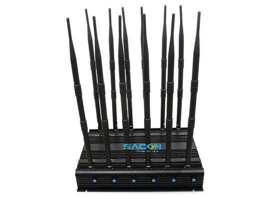 30 Watt 12 Bands Mobile Phone Signal Jammer with Good Cooling System for Conference Rooms and Exam Halls