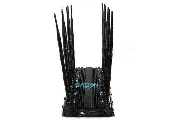 30W High Power 12 Bands Signal Jammer with 50m Range for Cell Phone and Wireless Signal Blocking