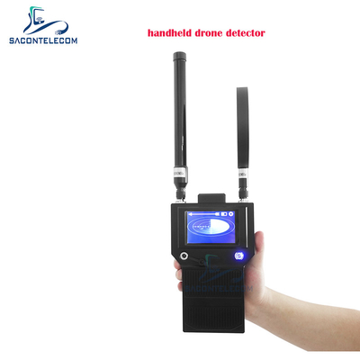 Portable 1.5km To 2km Radius Anti Drone Signal Detector 400-6000mhz Handheld UAV Drone Detector