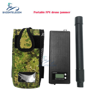 Portable Handheld FPV Drone Jammer with 1.5km Range and 50W High Power for UAV Anti Drone Signal Jamming
